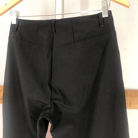 BRAX Hella MT Black Quilted Knee Ankle Zip Pants Sz 6R - Picture 8 of 14